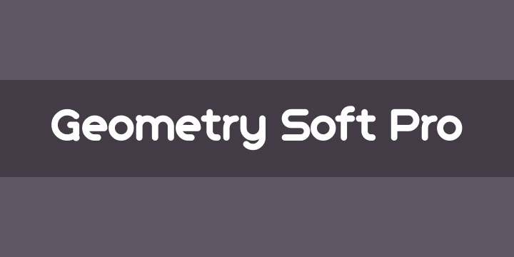 geometry soft pro rounded font