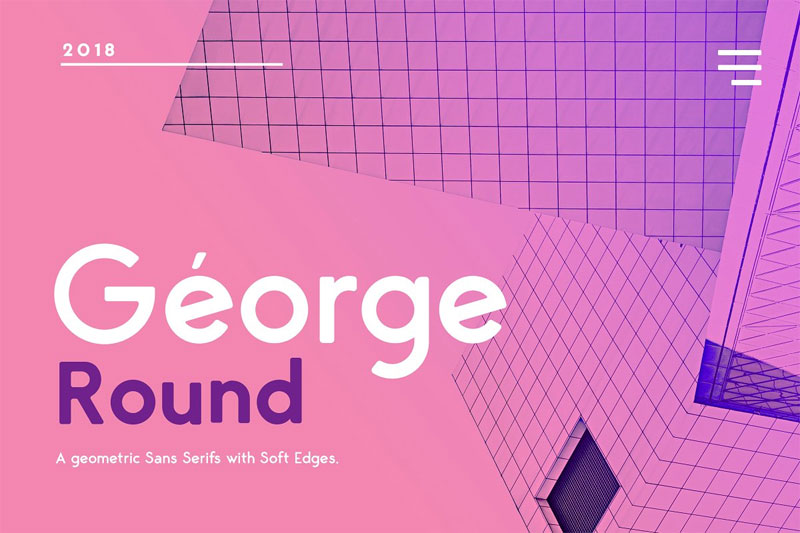 george round typeface rounded font