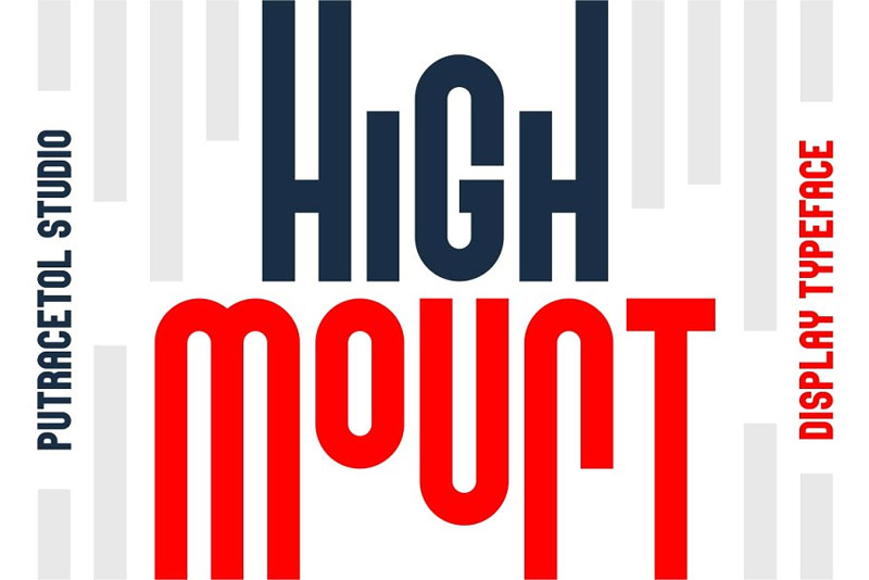 high mount condensed font
