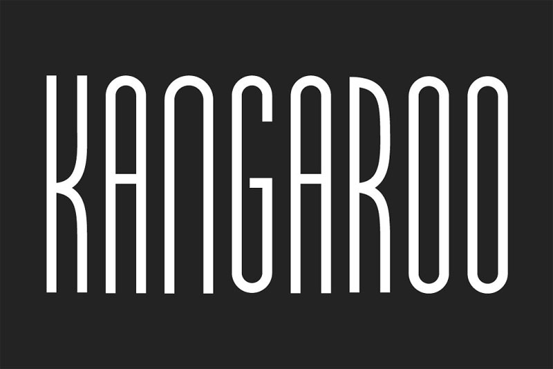 kangaroo condensed font