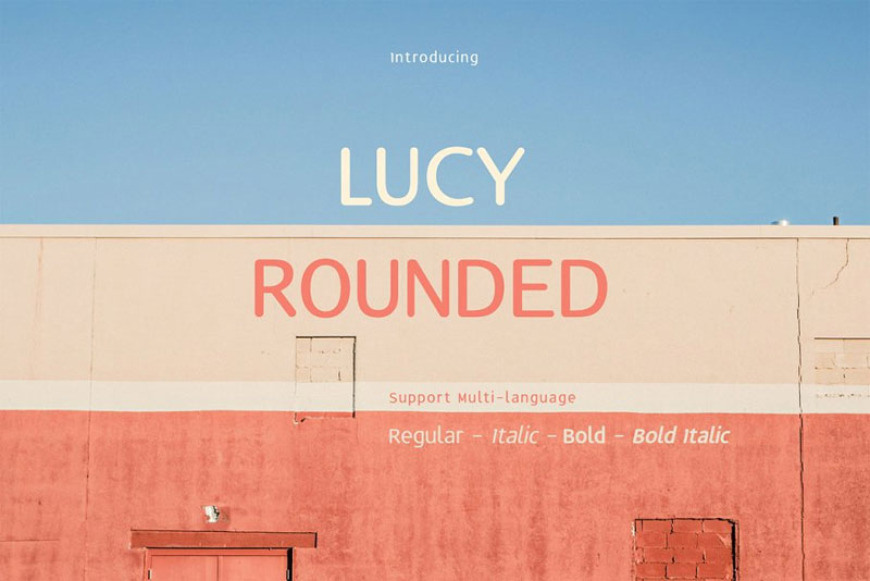 lucy rounded rounded font