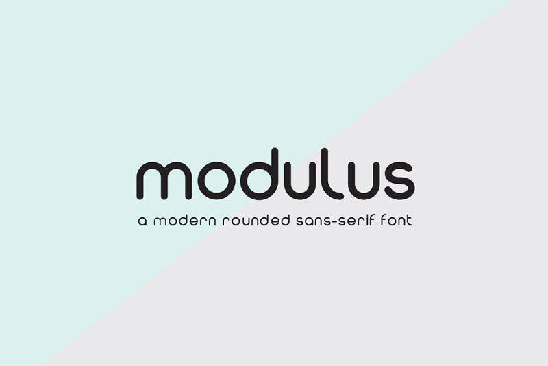modulus rounded font