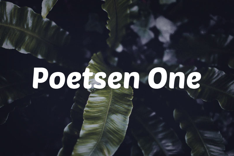 poetsen one rounded font