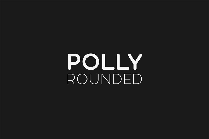 polly rounded rounded font