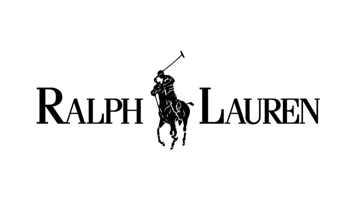 Polo Ralph Lauren Brand Logo With Name White Symbol Clothes Design