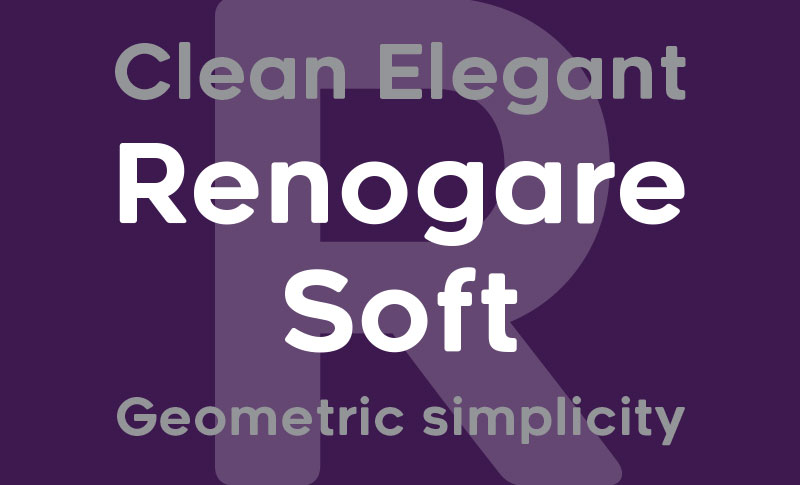 renogare soft rounded font