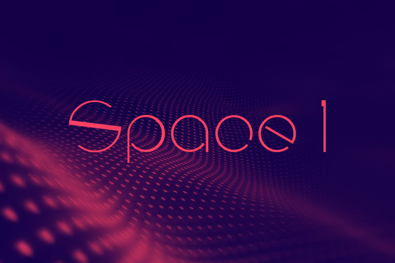 space 1 futuristic font