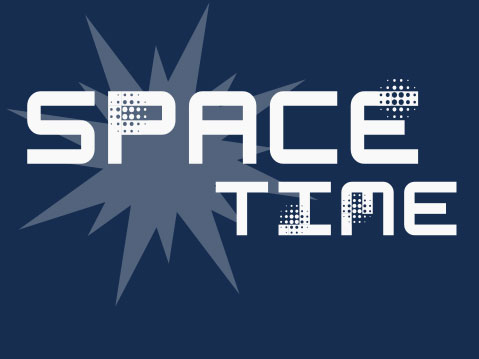 space time futuristic font