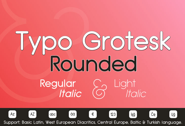 typo grotesk rounded rounded font