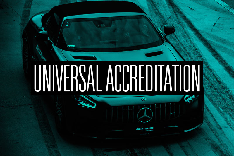 universal accreditation condensed font