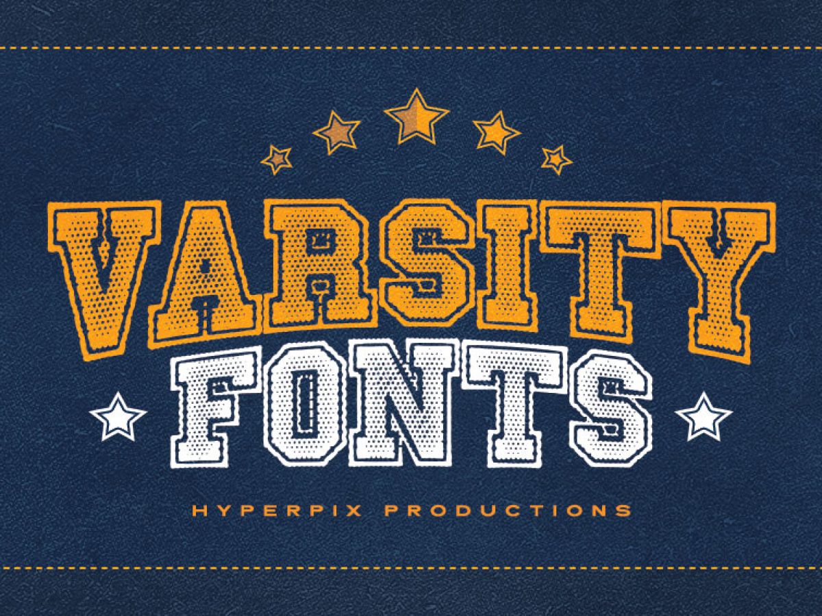 65+ Best Varsity Fonts (Free / Premium) 2021 | Hyperpix