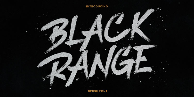 Black Range Font