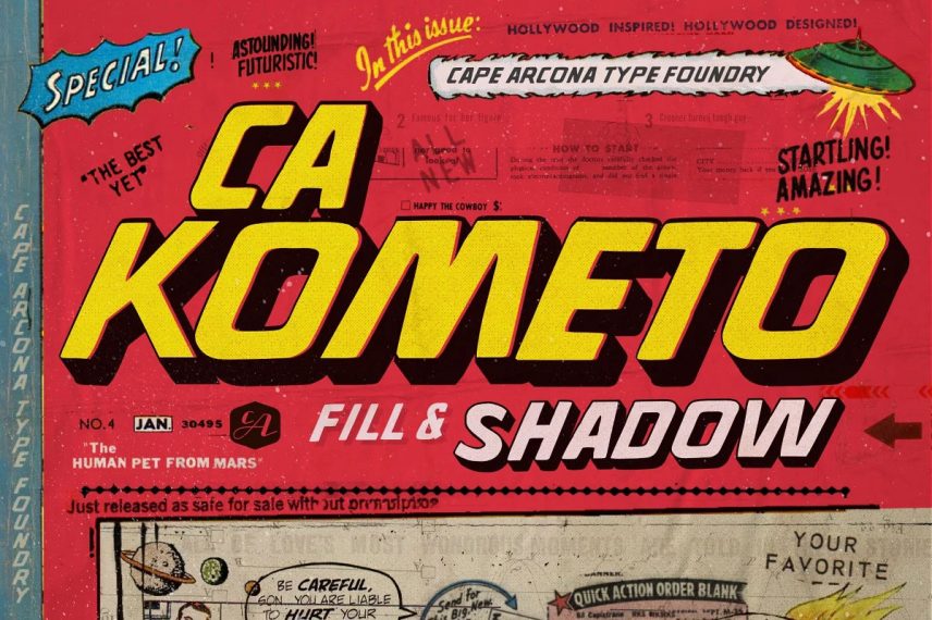 CA Kometo Superhero Font