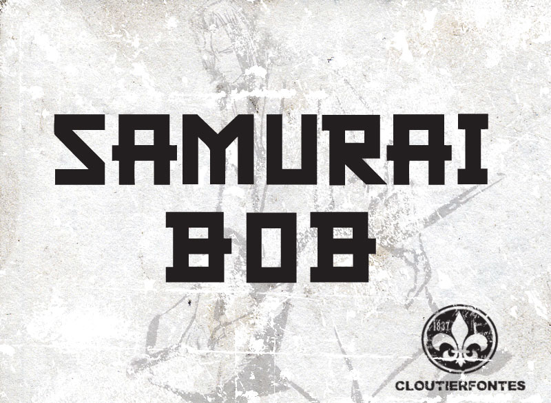 cf samurai bob samurai font