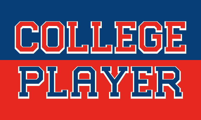 college player varsity font