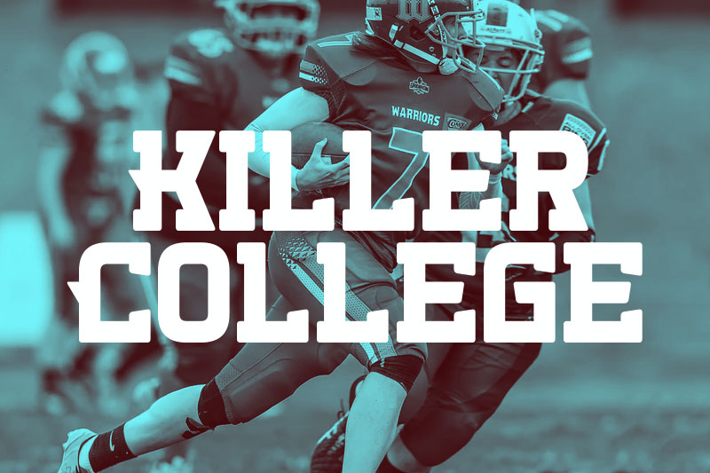 killer college varsity font