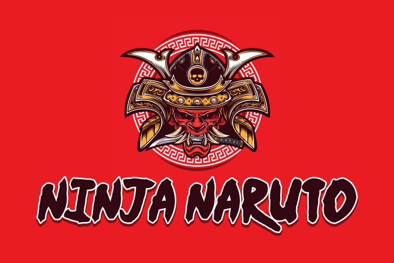 ninja naruto samurai font