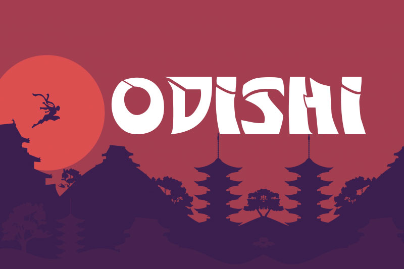 odishi samurai font