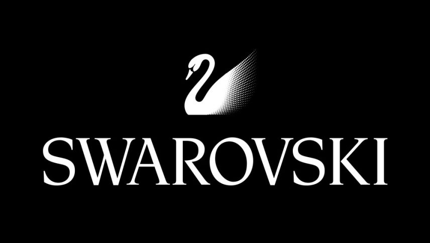 SWAROVSKI Logo Black Swan Pendant Chain Necklace Accessories W/ Box Women's  Good | eBay