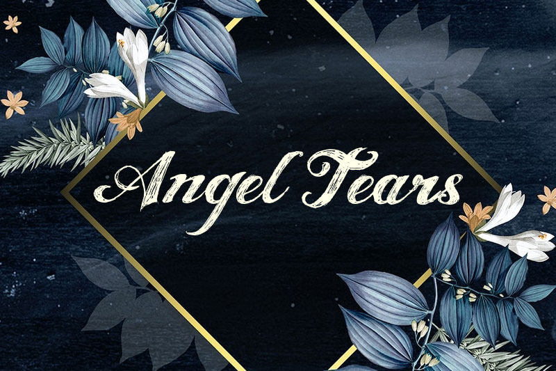angel tears royal font