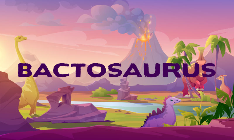 bactosaurus dinosaur font