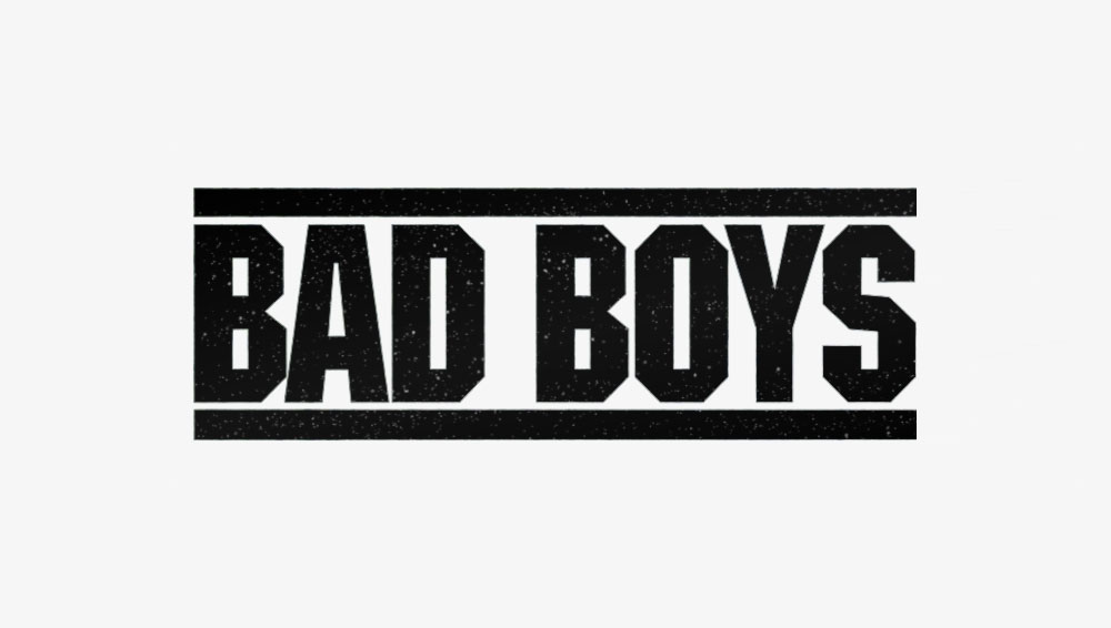 “ITC Machine Medium” is the font used in the Bad Boys logo. 