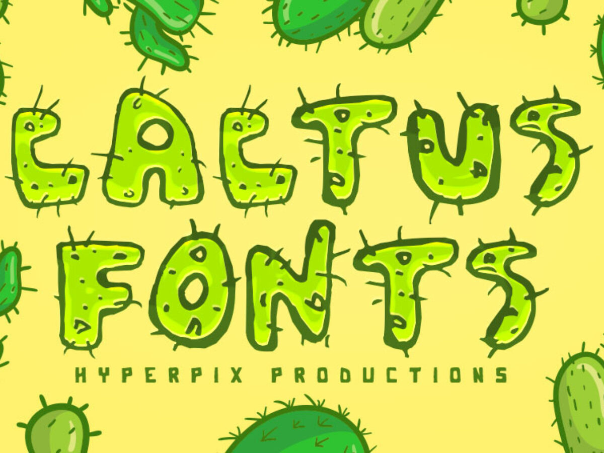 cactus font photoshop download