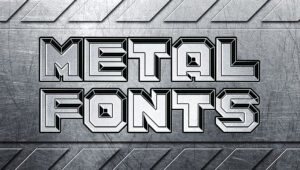 Best Free and Premium Metal Fonts