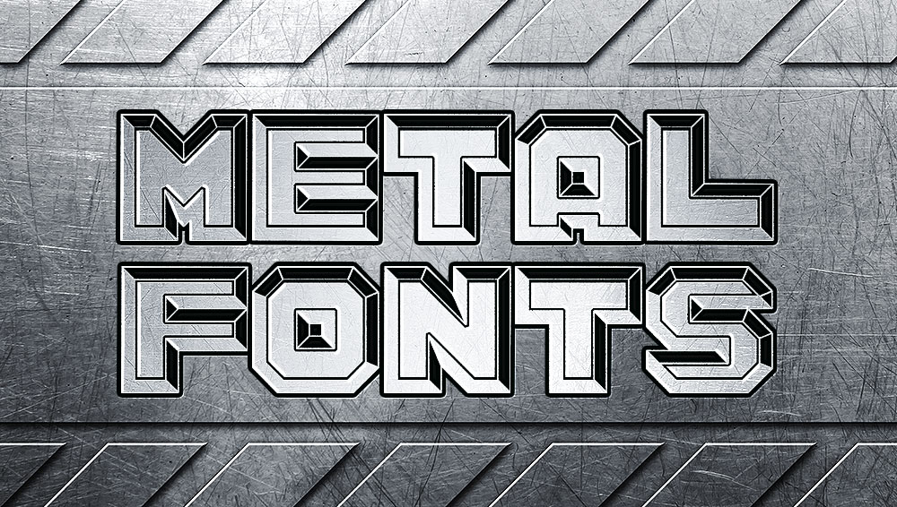 metallic font photoshop download