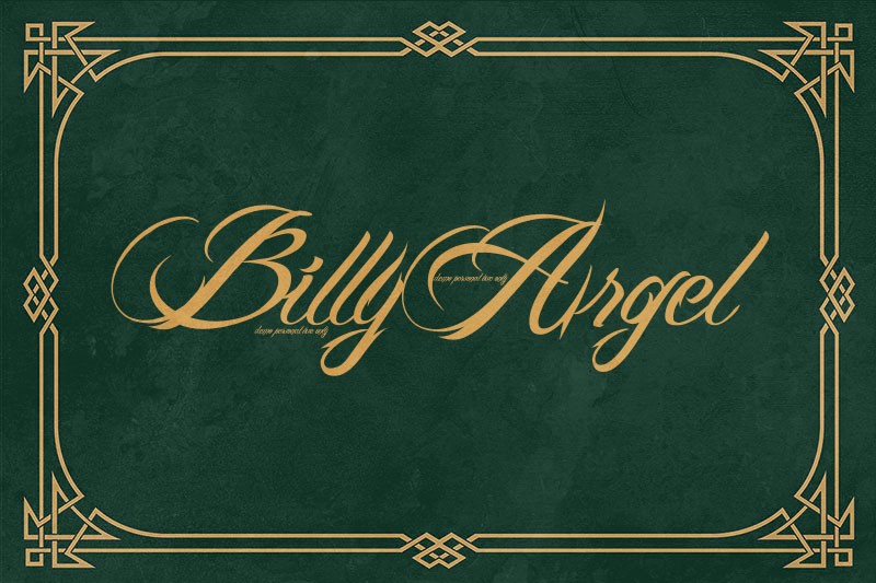 billy argel royal font