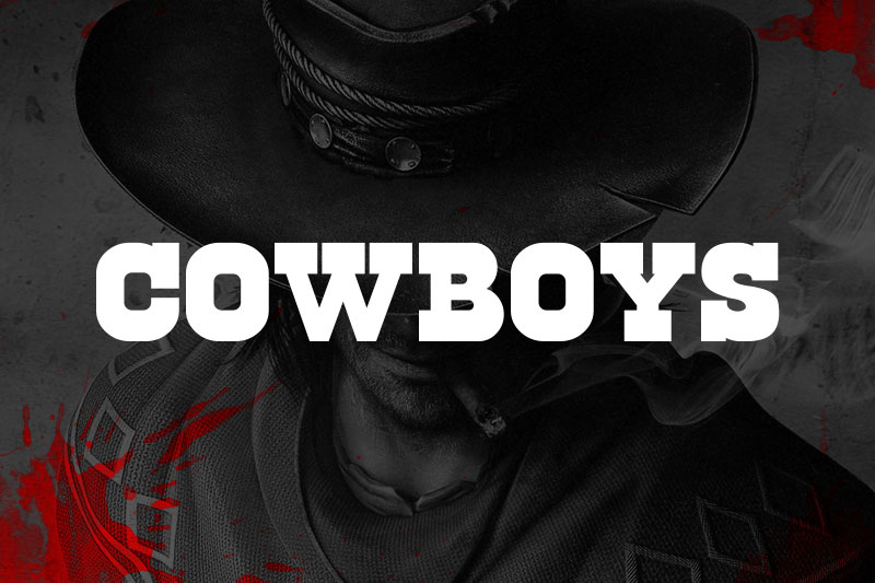 cowboys wrestling font