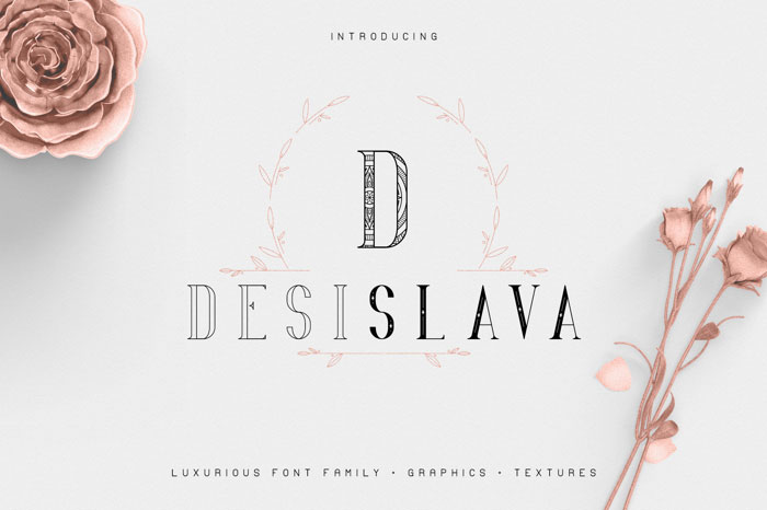 desislava ornament royal font