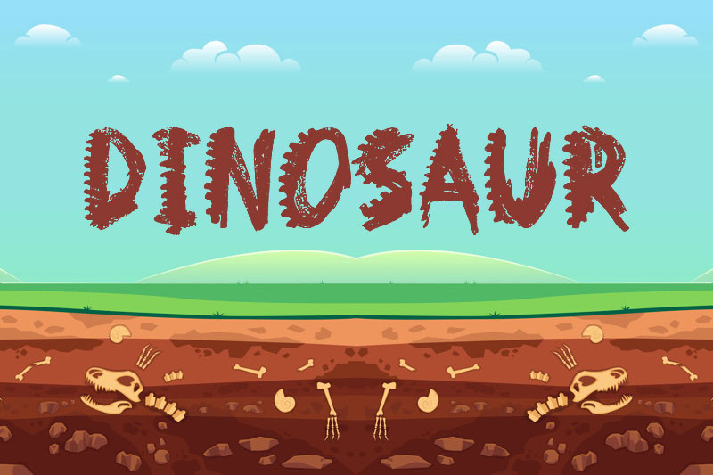dinosaur dinosaur font