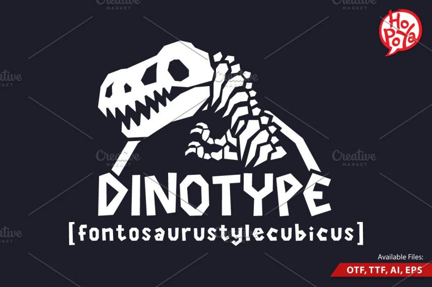 Dinotype font