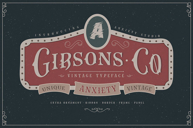 gibsons co royal font