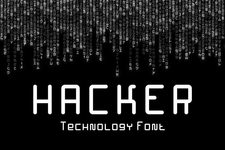 Hacker Technology Font
