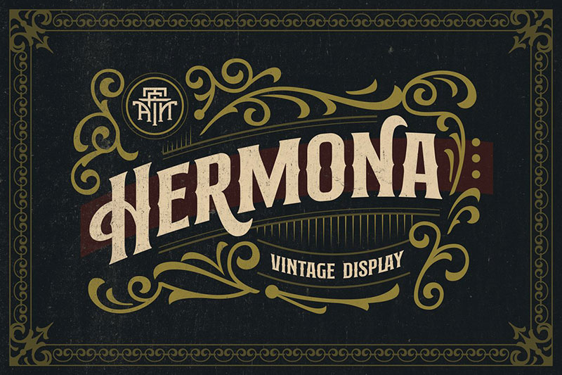 hermona vintage extras royal font