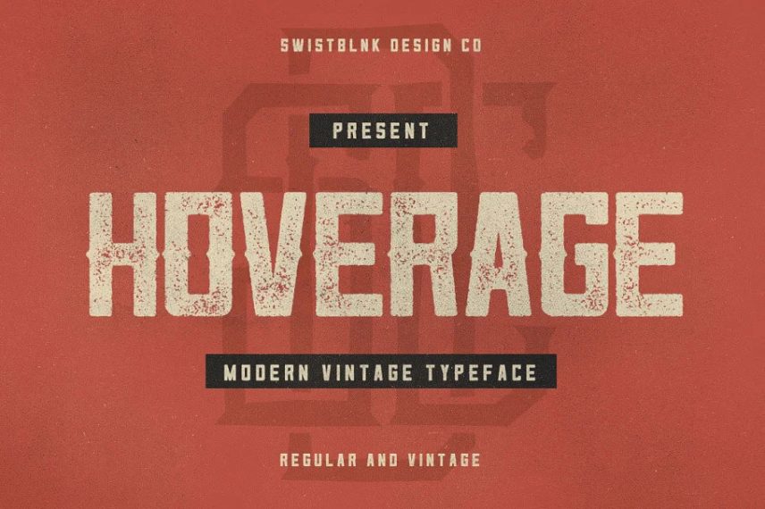 Hoverage Wrestling Typeface