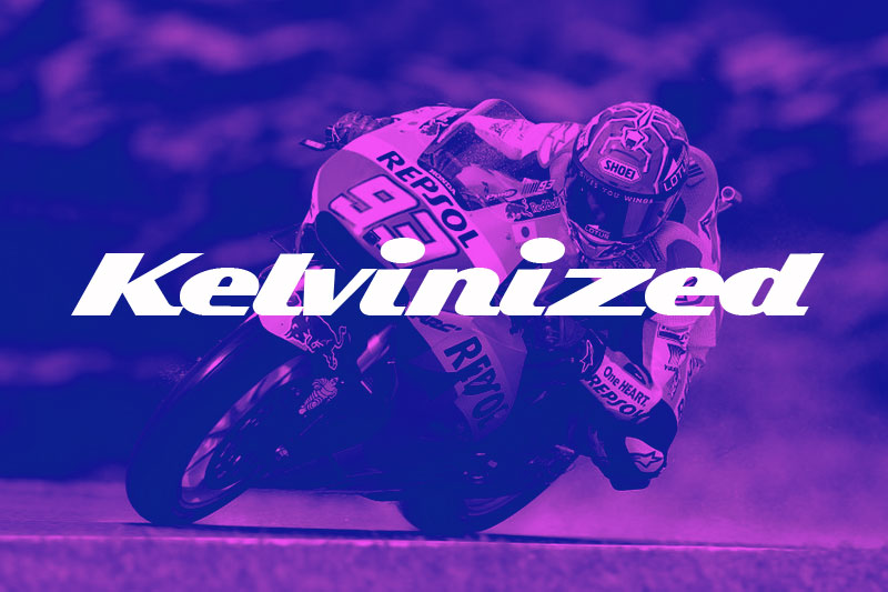 kelvinized motorcycle font