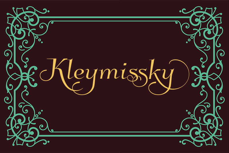 kleymissky royal font