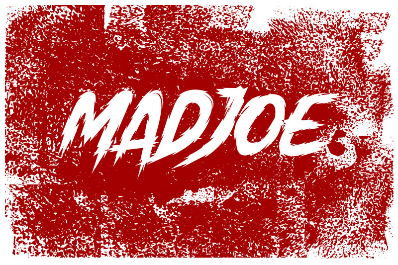 madjoe horror and scary font