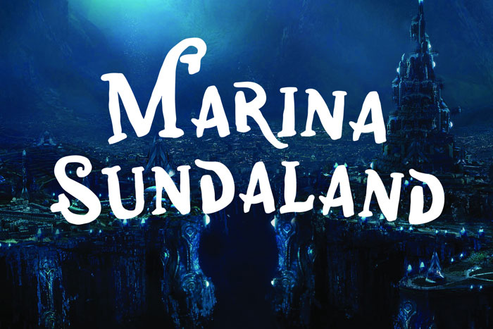 marina sundaland fishing font