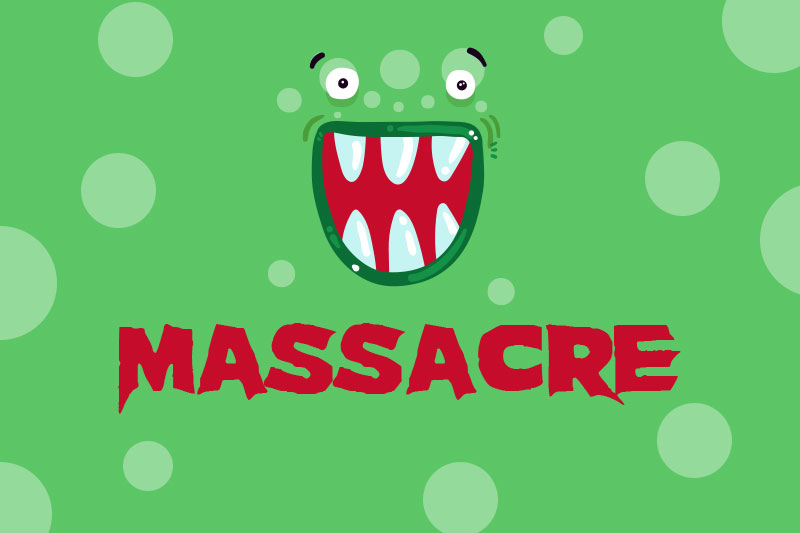 massacre monster font