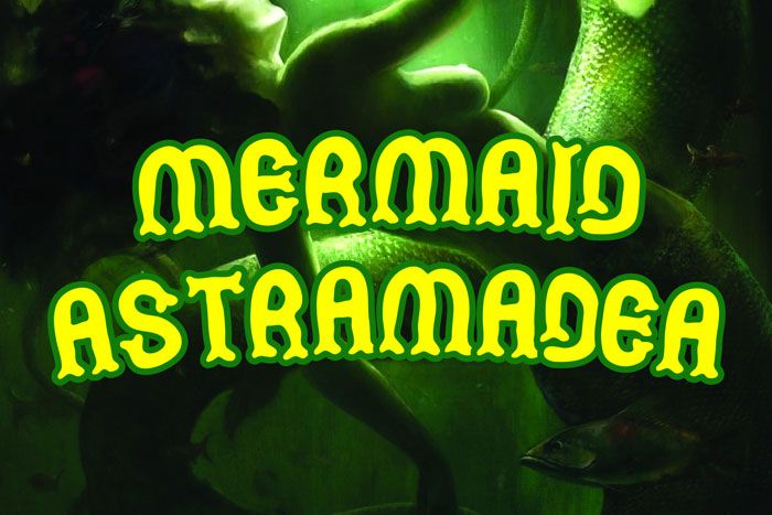 mermaid astramadea fishing font