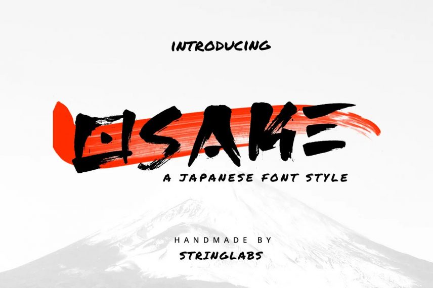 Osake Japanese font