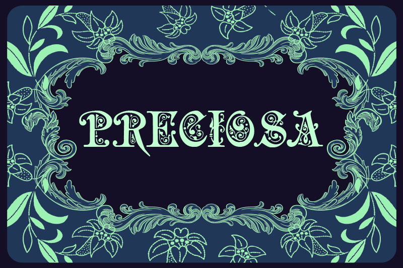 preciosa royal font