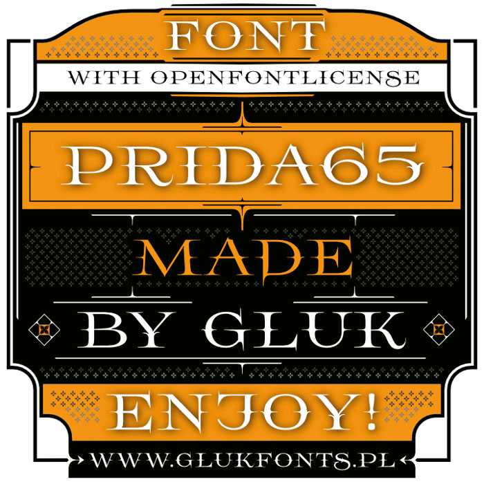 prida65 royal font