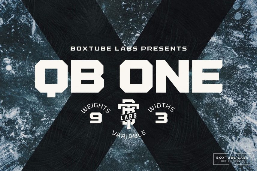 QB One Variable Boxing Font
