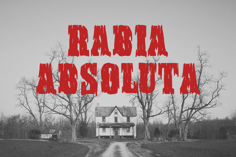 rabia absoluta horror and scary font