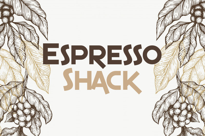 sf espresso shack coffee font